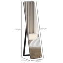 Full Length Mirror Free Standing/Wall Hanging Black image 3