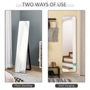 Full Length Mirror Free Standing/Wall Hanging Black image 4