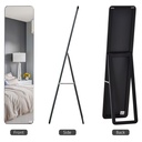 Full Length Mirror Free Standing/Wall Hanging Black image 5
