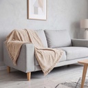 Camilla - Chenille Throw in Natural - Image 5