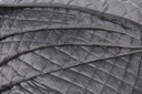 Banbury Collection - Quilted Soft Touch Velvet Bedspread Set in Silver - Image 3