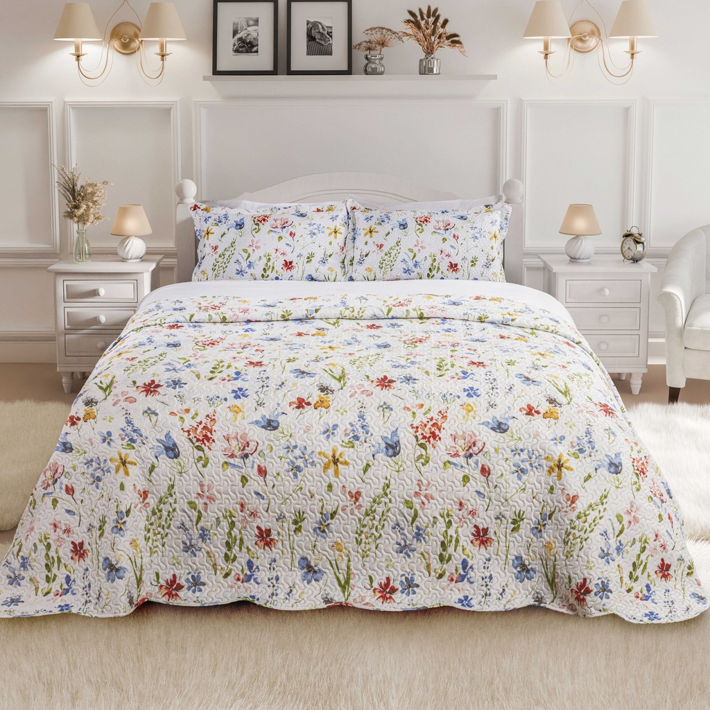Summer - Patchwork Bedspread Set - Image 2