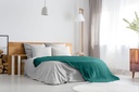 Plush Flannel Fleece Blanket - Super Soft Throw in Emerald Green - Image 7