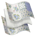 Devon - Quilted Patchwork Bedspread Set in Blue - Image 6