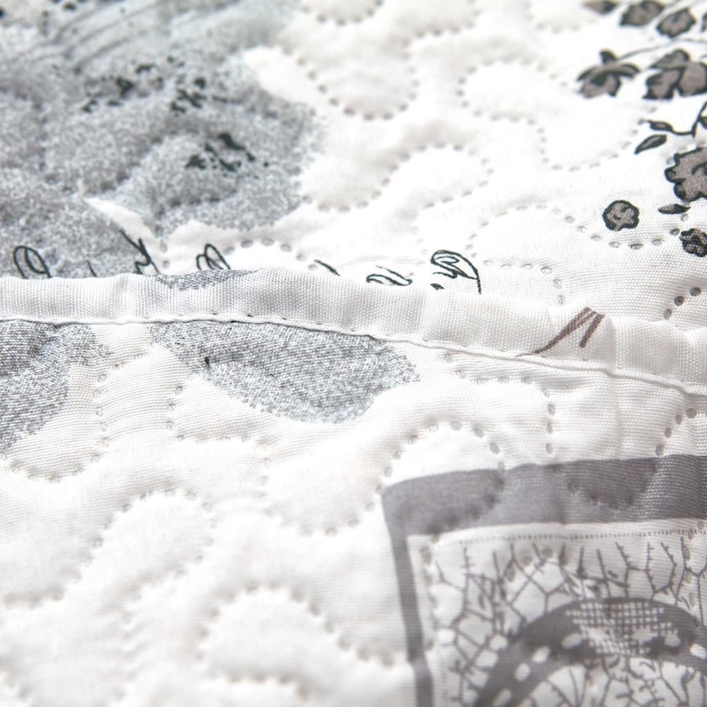 Hemmingway - Quilted Patchwork Bedspread Set - Image 5