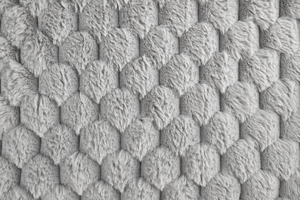Leah Deluxe Throw in Silver - Image 5