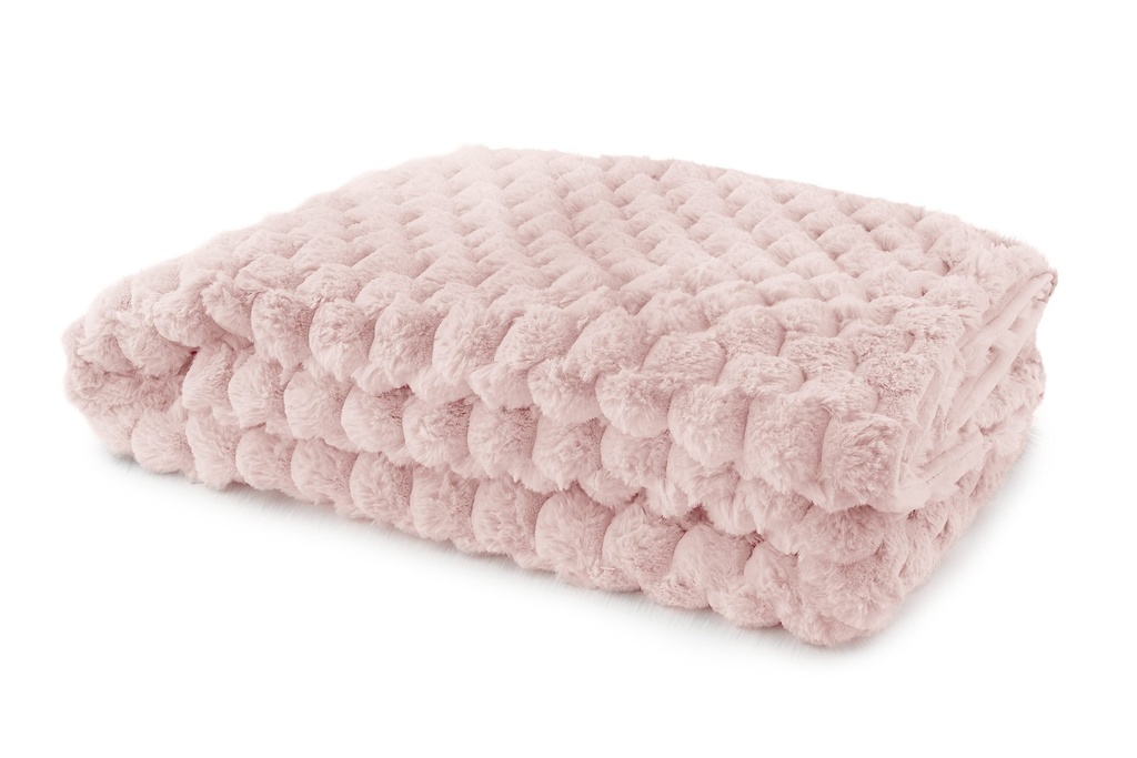 Leah Deluxe Throw in Blush - Image 4