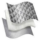 Elysium Collection - Quilted Sequin Velvet Bedspread Set in Silver - Image 5
