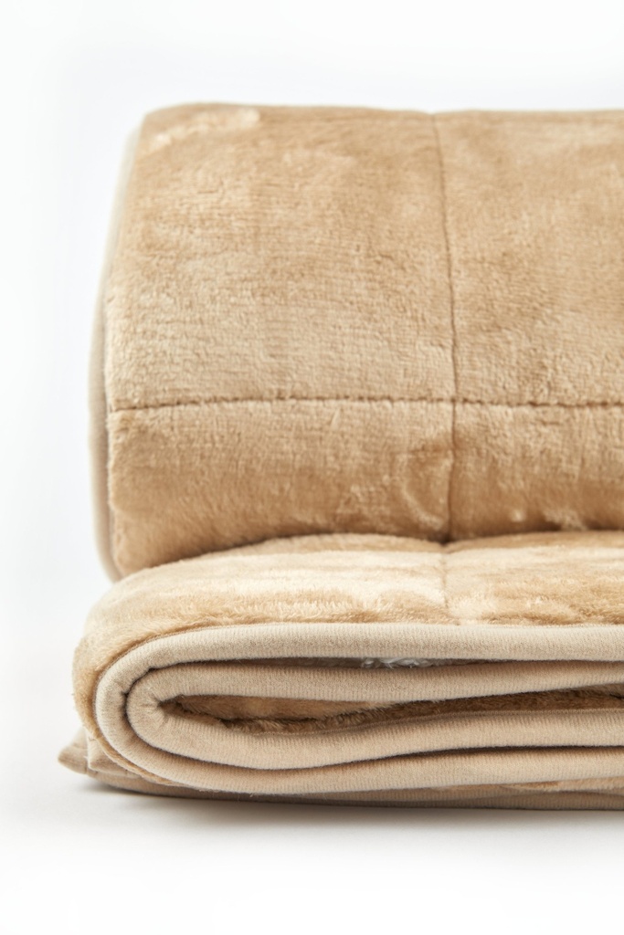 Weighted Sherpa Blanket in Taupe - Image 3