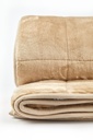 Weighted Sherpa Blanket in Taupe - Image 3