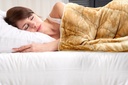 Weighted Sherpa Blanket in Taupe - Image 5