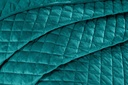 Banbury Collection - Quilted Soft Touch Velvet Bedspread Set in Emerald Green - Image 4