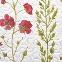 Poppies- Quilted Patchwork Bedspread Set - Image 4