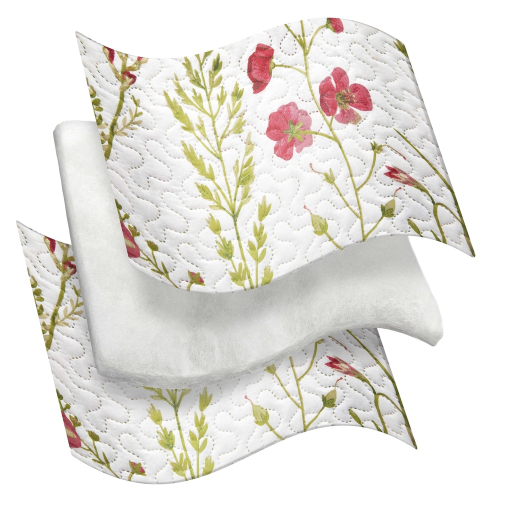Poppies- Quilted Patchwork Bedspread Set - Image 6