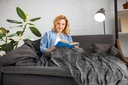 Weighted Sherpa Blanket in Grey - Image 2