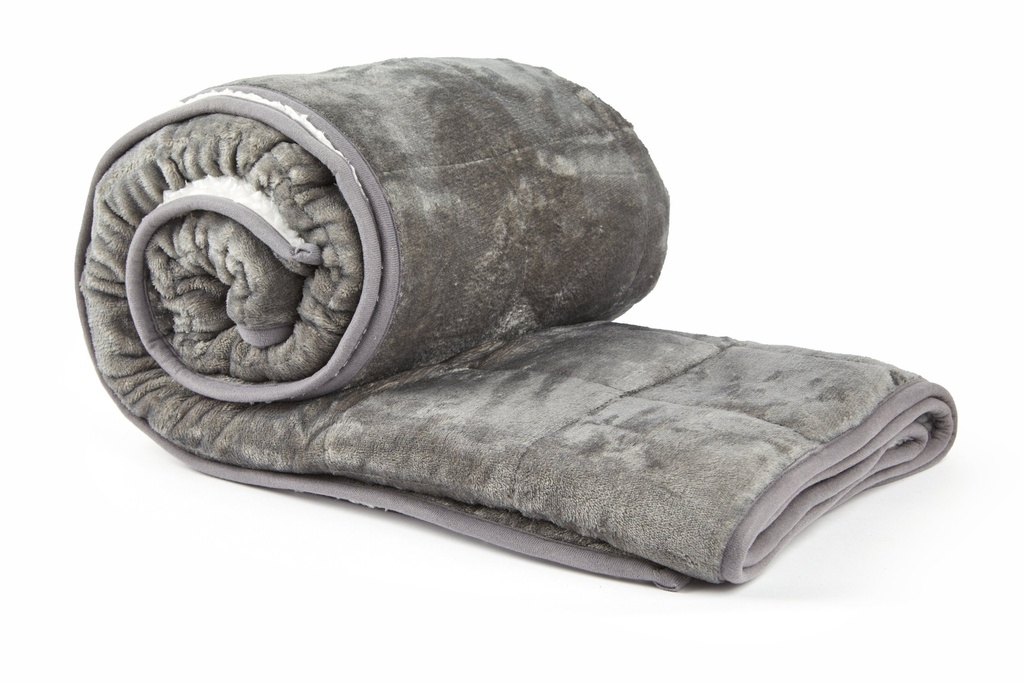 Weighted Sherpa Blanket in Grey - Image 8