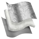 Cavendish Collection - Embellished Jacquard Quilted Bedspread Set in Silver - Image 5
