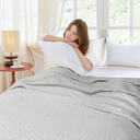 Eden - Quilted Bedspread Set in Silver - Image 2