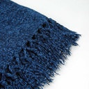 Camilla - Chenille Throw in Navy - Image 3