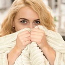 Dahlia - Fleece Throw in Cream - Image 3