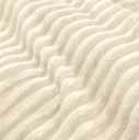 Dahlia - Fleece Throw in Cream - Image 5