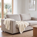 Dahlia - Fleece Throw in Cream - Image 7