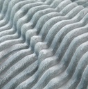 Dahlia - Fleece Throw in Silver - Image 4