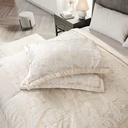 Cavendish Collection - Embellished Jacquard Quilted Bedspread Set in Cream - Image 6