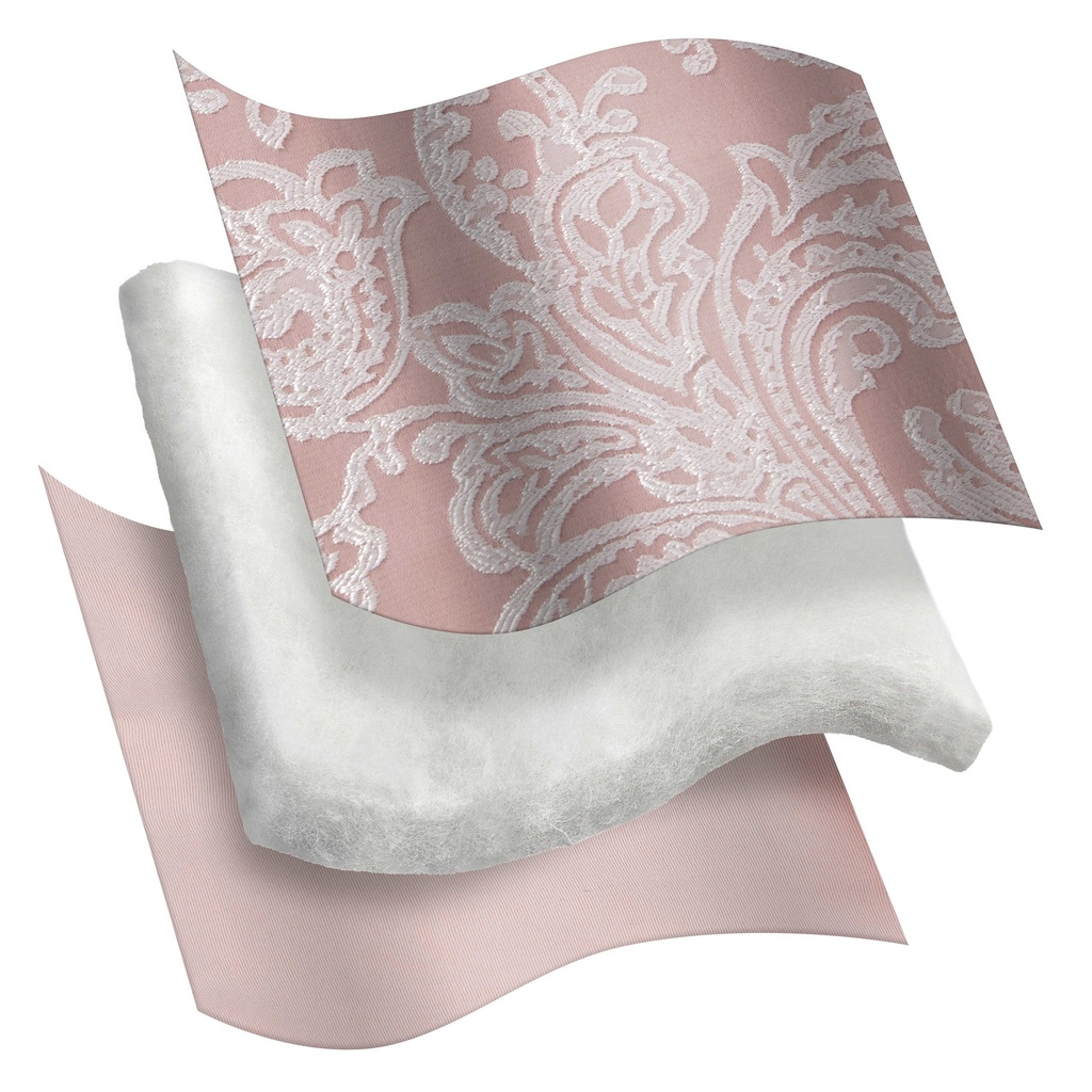Cavendish Collection - Embellished Jacquard Quilted Bedspread Set in Blush Pink - Image 5