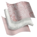 Cavendish Collection - Embellished Jacquard Quilted Bedspread Set in Blush Pink - Image 5