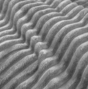 Dahlia - Fleece Throw in Charcoal - Image 5