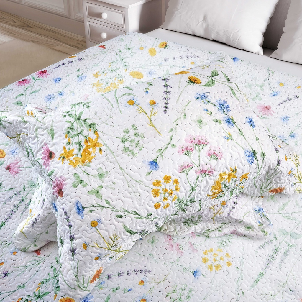 Bramble Collection - Quilted Patchwork Bedspread Set - Image 4