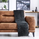 Leah Deluxe Throw in Black - Image 2