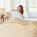 Eden - Quilted Bedspread Set in Cream - Image 2