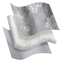 English Garden - Embellished Jacquard Quilted Bedspread Set in Silver - Image 7