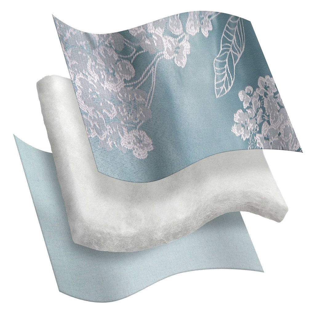 English Garden - Embellished Jacquard Quilted Bedspread Set in Duck Egg - Image 7