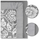 Harrow - Embellished Jacquard Quilted Bedspread Set in Silver - Image 4
