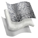 Harrow - Embellished Jacquard Quilted Bedspread Set in Silver - Image 6