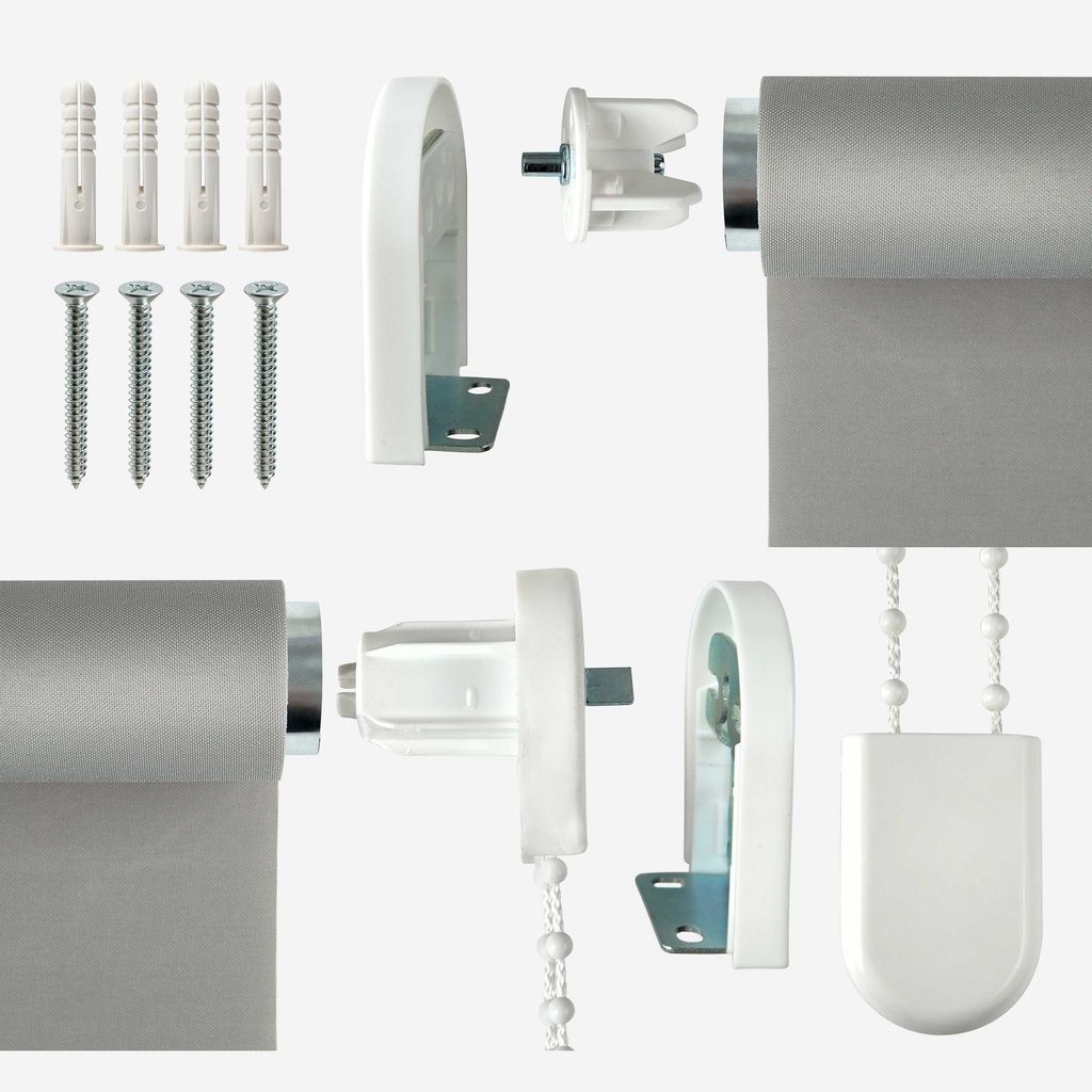 Blackout Roller Blind in Grey - Image 6