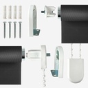 Blackout Roller Blind in Black - Image 6