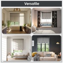 Square Eyelet Roller Blind in Grey - Image 2