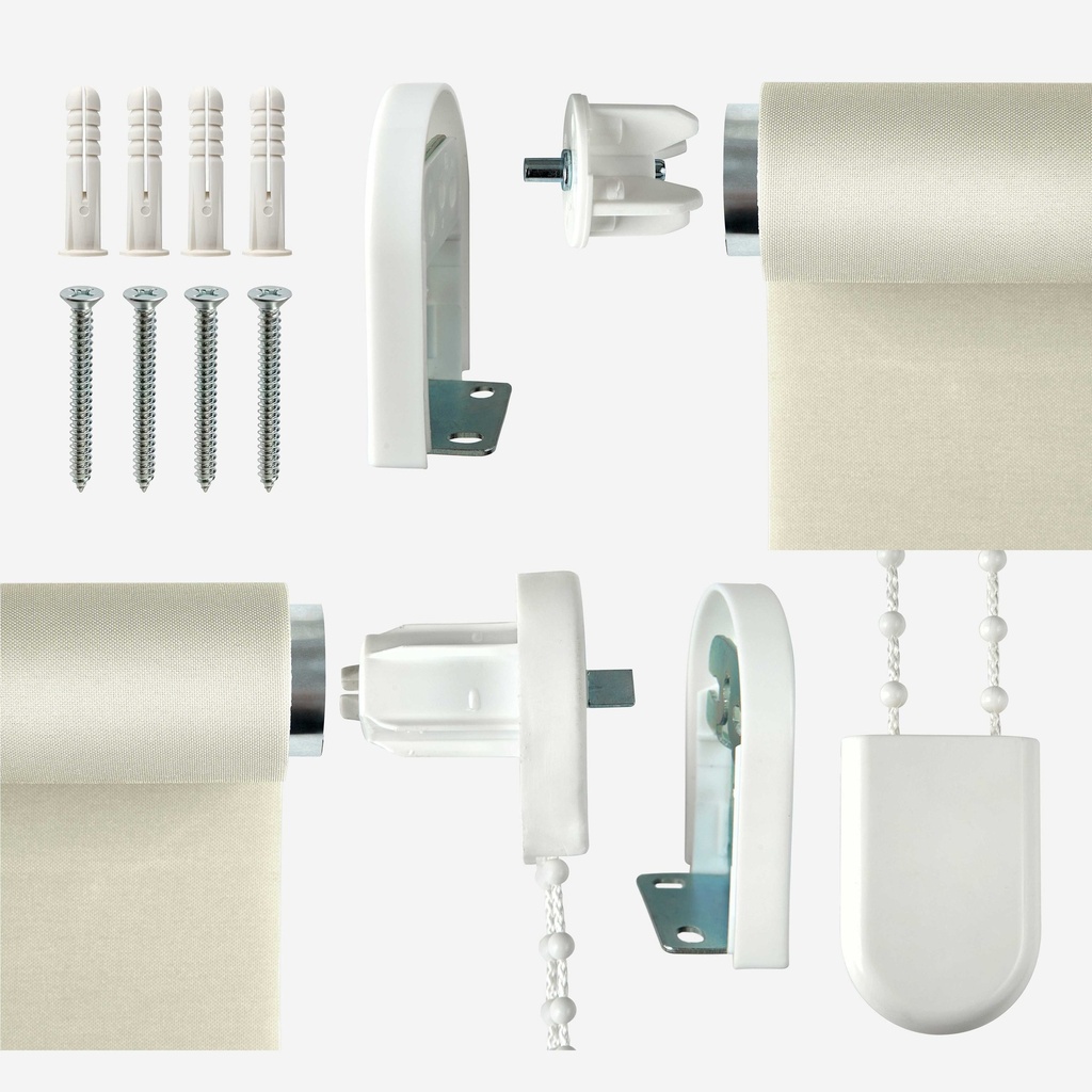 Blackout Roller Blind in Cream - Image 6