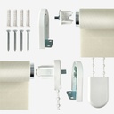 Blackout Roller Blind in Cream - Image 6