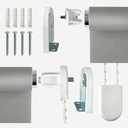 Scalloped Roller Blind in Grey - Image 4