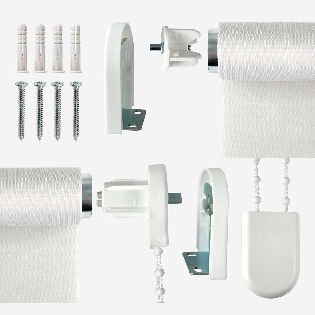 Blackout Roller Blind in White - Image 6