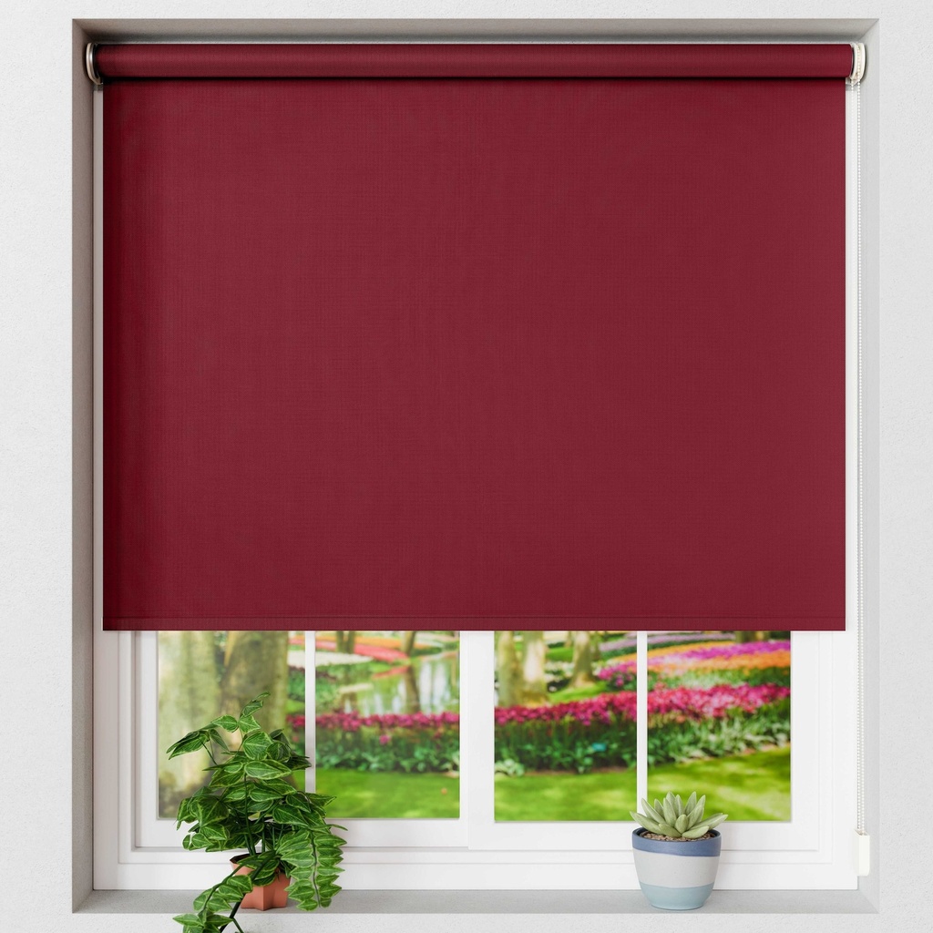 Blackout Roller Blind in Red - Image 3