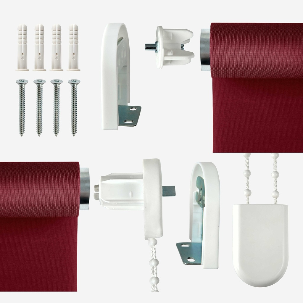Blackout Roller Blind in Red - Image 6
