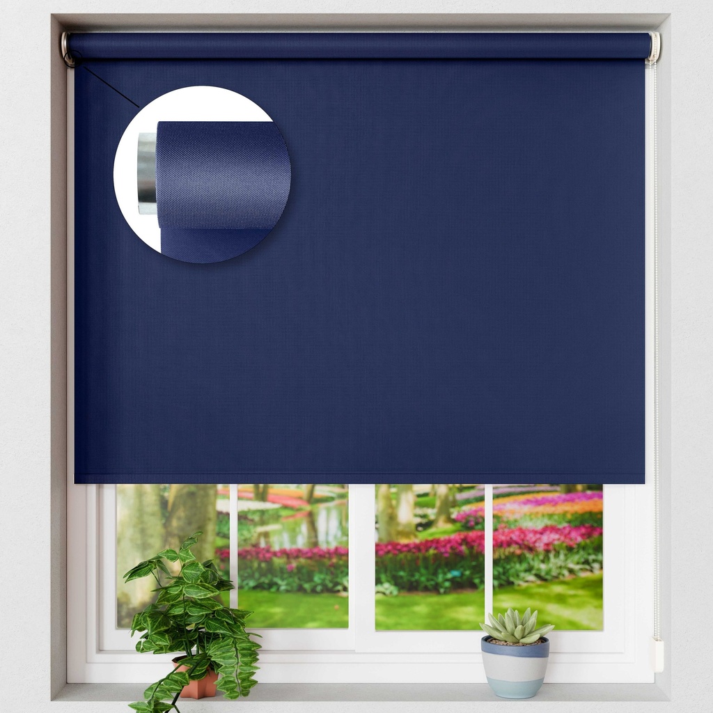 Blackout Roller Blind in Navy - Image 3