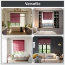 Square Eyelet Roller Blind in Red - Image 2