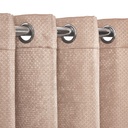 Metro Collection - Thermal Blackout Eyelet Curtains in Taupe - Image 4